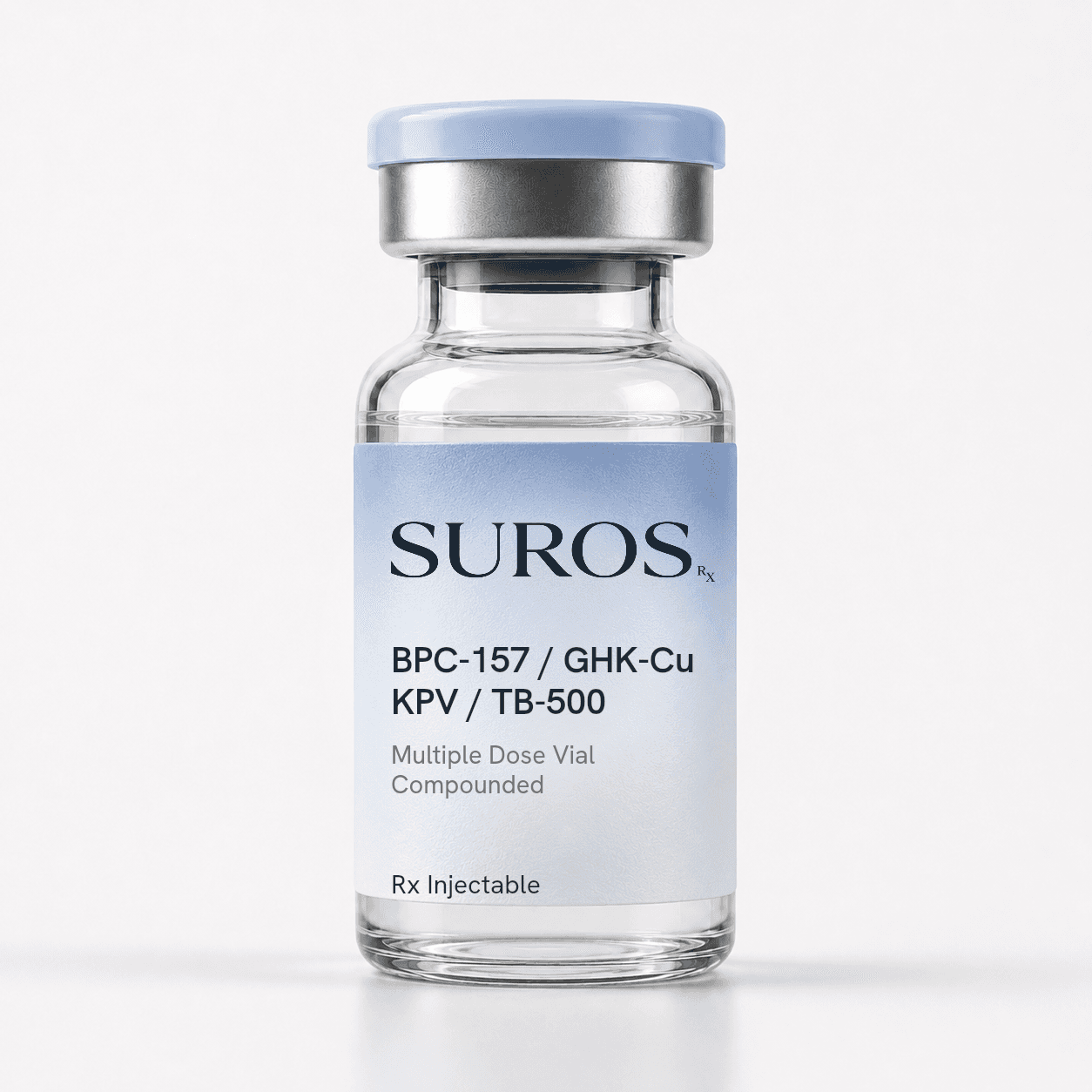 SUROS Rx BPC-157 / GHK-Cu / KPV / TB-500 — branded placeholder image